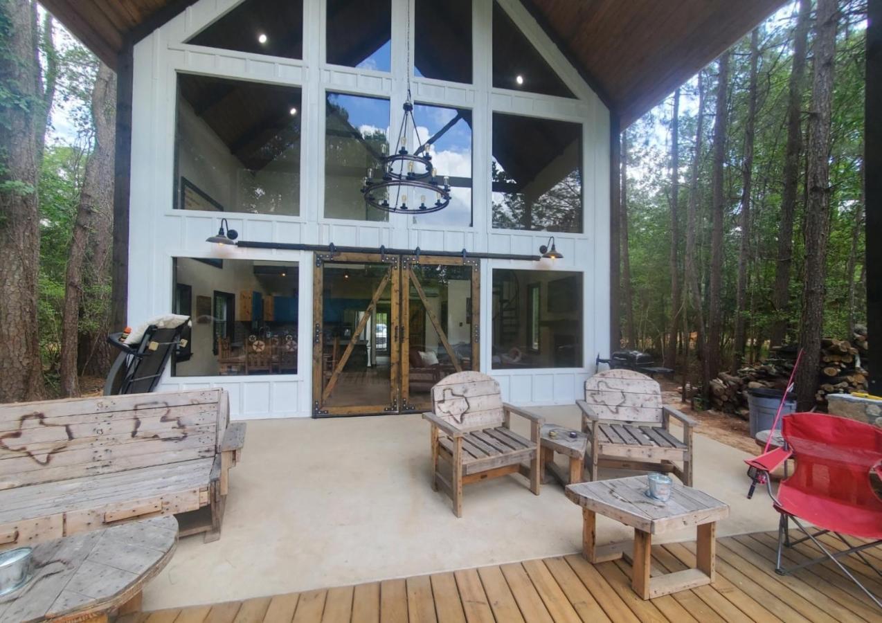 Вилла Waterfront Lonestar Cabin In A Magical Forest Waller Экстерьер фото